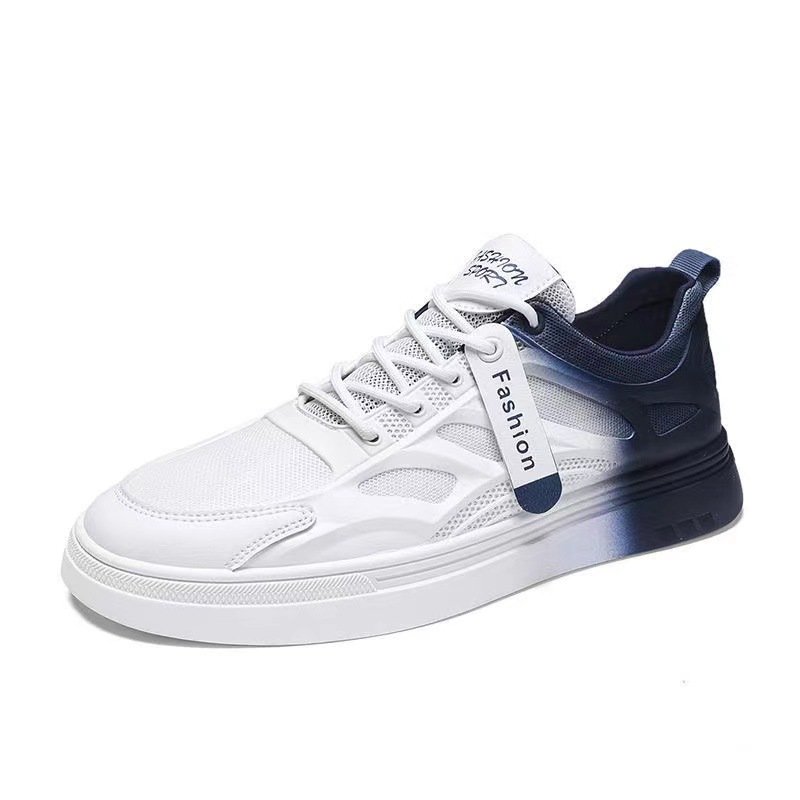 2024 autumn new men's fashion casual sports shoes soft sole increase sports skateboard shoes lace-up walking shoes