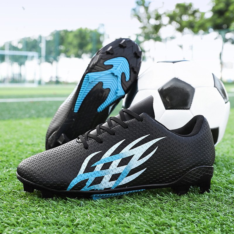 FG long spikes soccer shoes for children teenagers and students TF short spikes training shoes boys girls hundred sports shoes