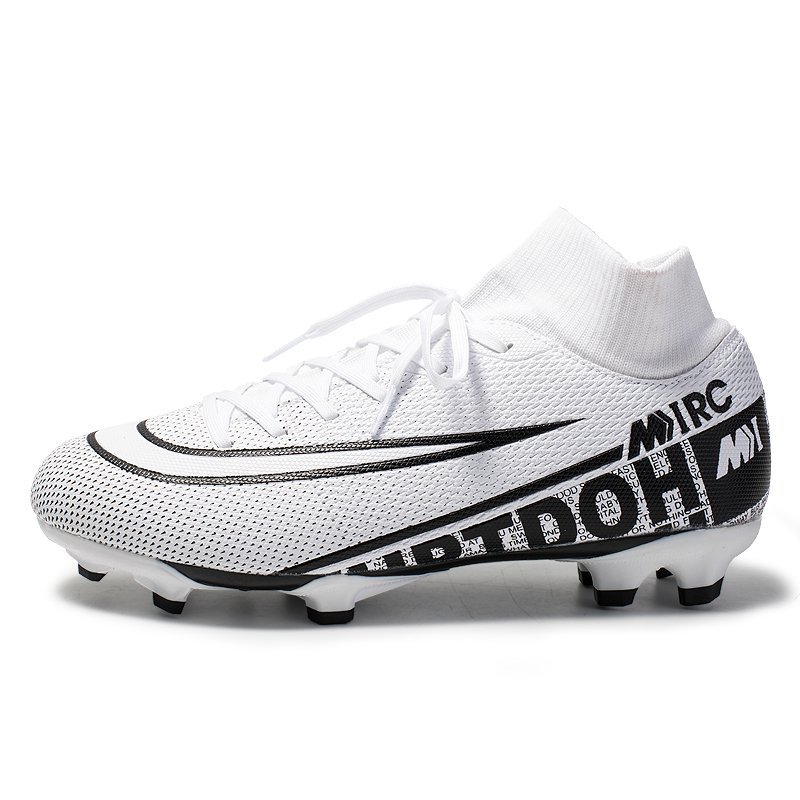 Customized Free Design Brand Men's AG FG Factory Price High Ankle Rugby Soccer Shoes American Soccer Cleats For Football