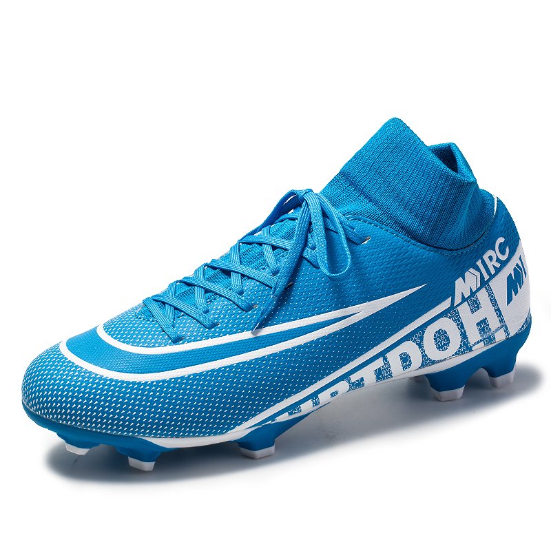 Customized Free Design Brand Men's AG FG Factory Price High Ankle Rugby Soccer Shoes American Soccer Cleats For Football