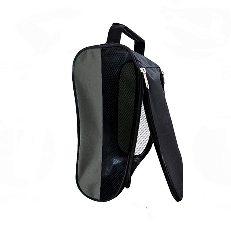 New design promotional sport soccer or basketball golf shoe bag with zipper closure