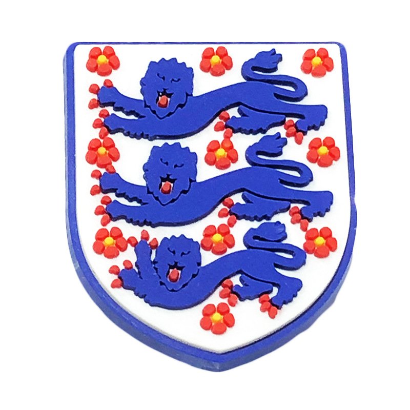 2024 Hot selling Europe England Football team player character shoe charm Football soccer shoe charms cartoon soft PVC