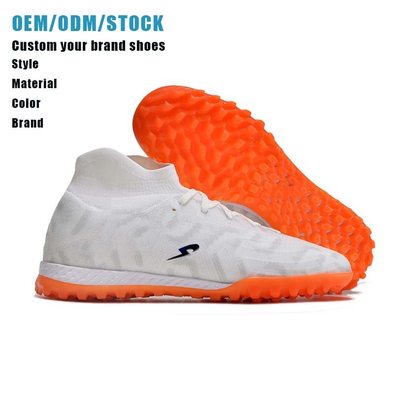 customized Hot selling Popular Outdoor High Top Football Shoes Sporty Style Soccer Boots soccer cleats for adult