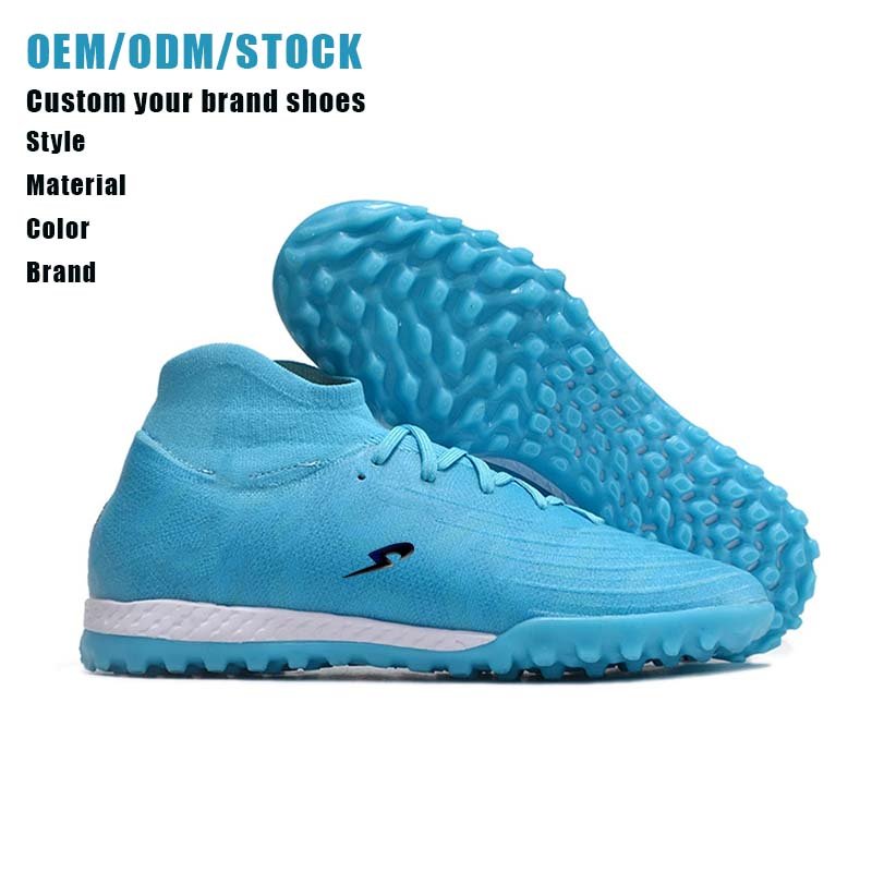 customized Hot selling Popular Outdoor High Top Football Shoes Sporty Style Soccer Boots soccer cleats for adult