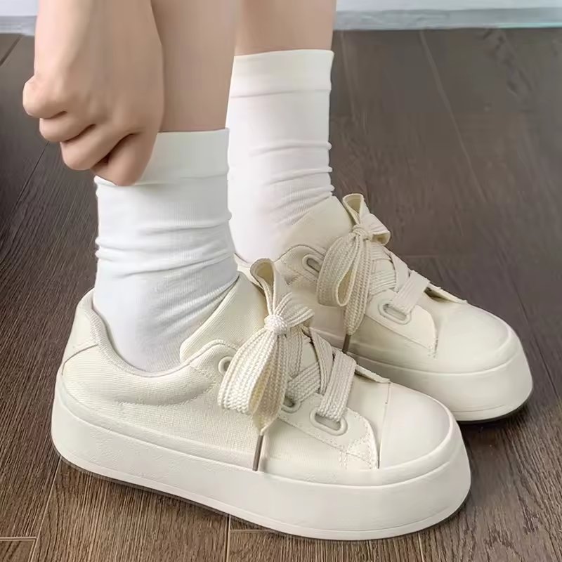 Women's New Mesh Breathable Sneakers Fashion Female Platform Sports Shoes Non-Slip Tennis and Running Shoes