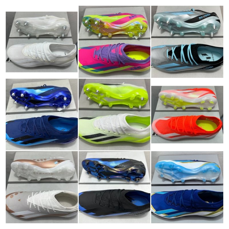 Wholesale Professional Spikes Training Athletic soccer cleats soft ground Superfly High Ankle Outdoor Training SG Football Boots