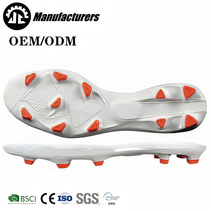 Wholesale custom TPU soccer shoe soles trade anti-slip wearable american football shoe soles