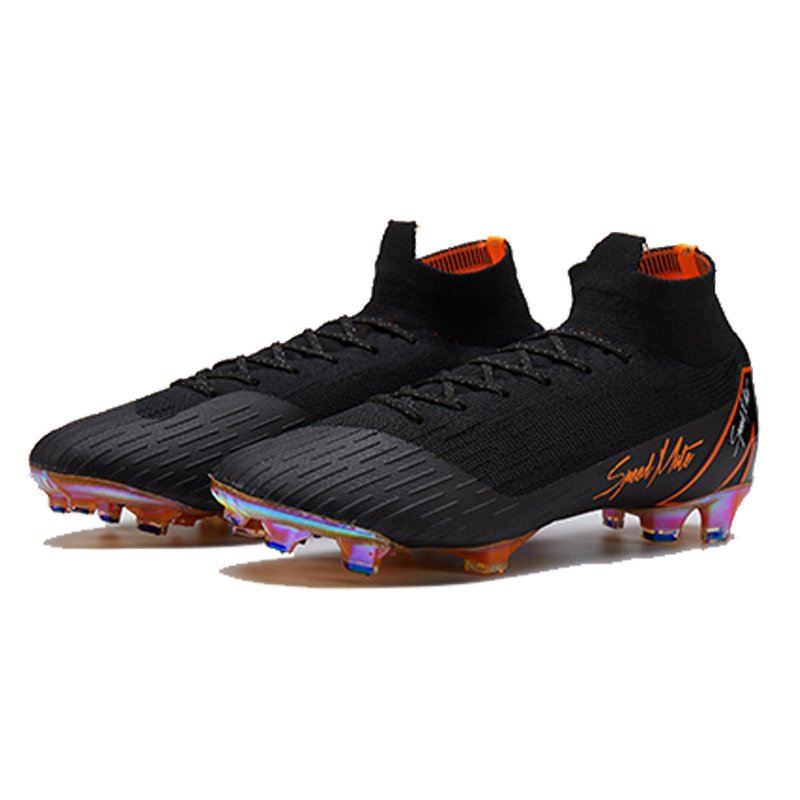 FG Men High Ankle Professional Training Football Cleat Adults Sport Sneakers Superfly 6 Soccer Shoe Wholesale Cr7 Football Boots
