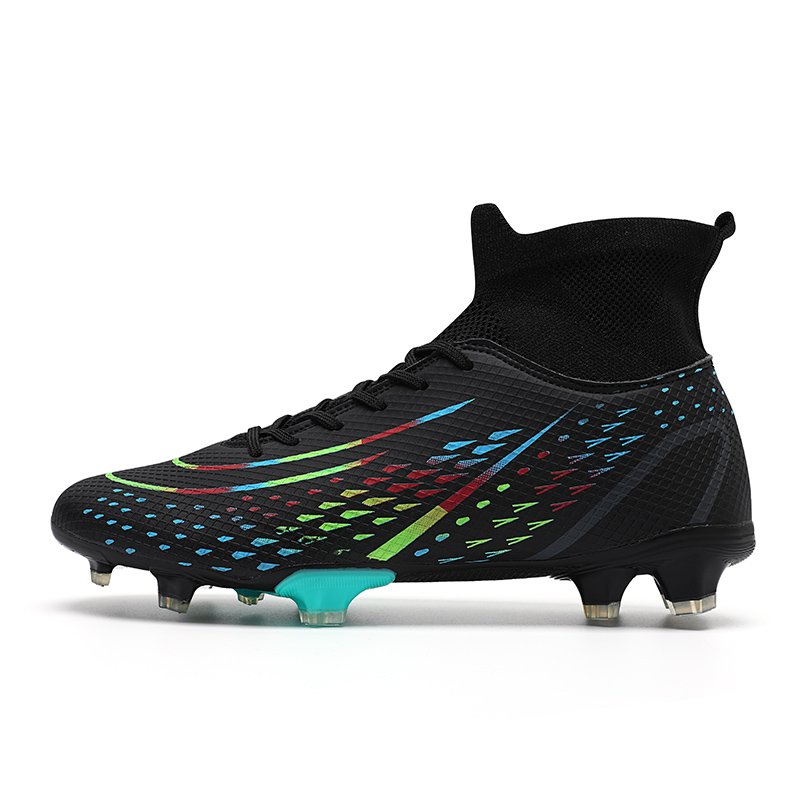 Hot selling high top fashion football sport shoes wholesale outdoor football shoes men soccer shoes lightweight football boots