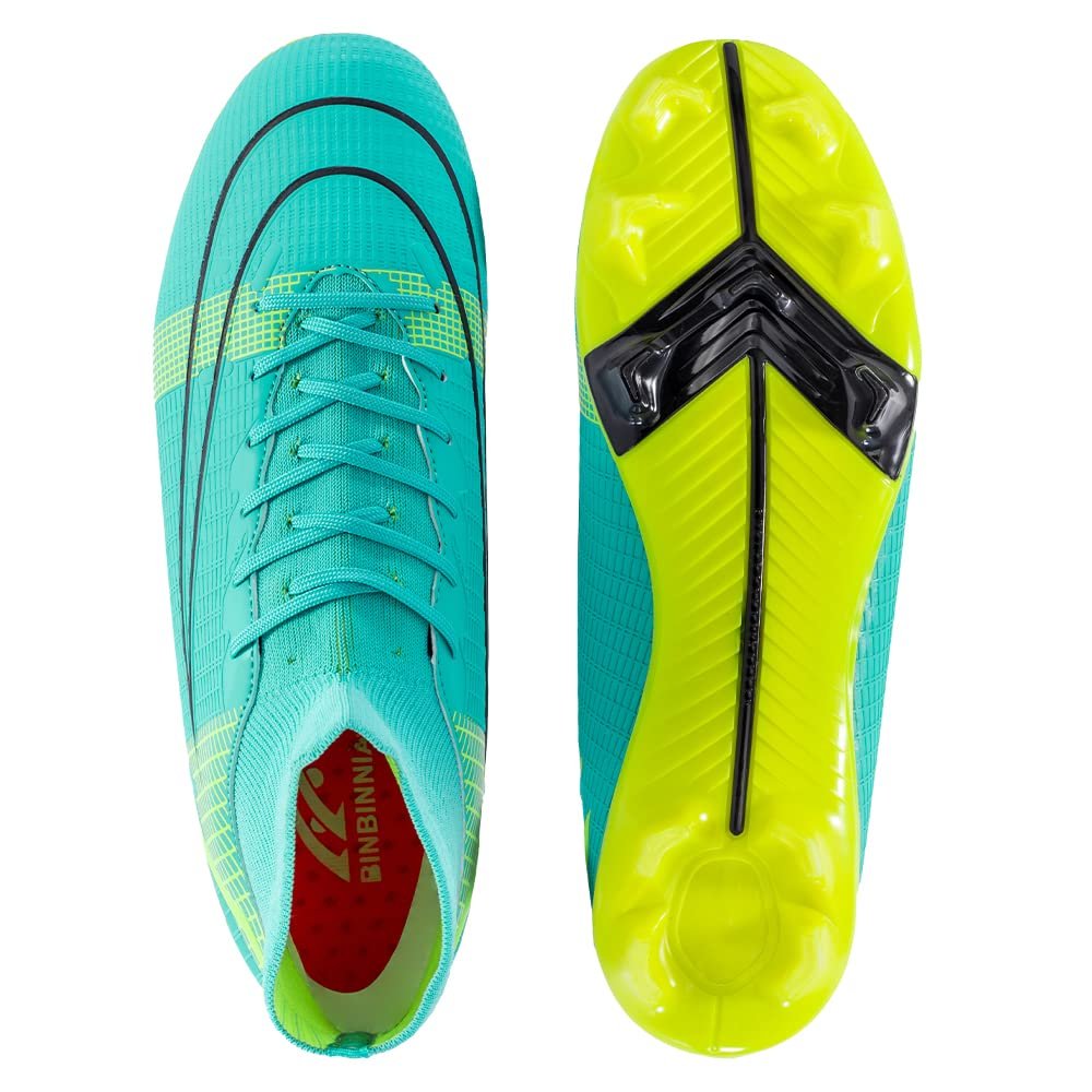 Professional Training Ankle Boots High-top Football Soccer Shoes Athletic Sneaker Cleat Shoes