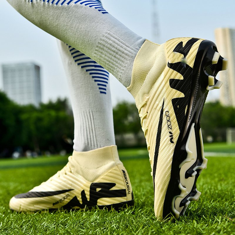 OEM ODM brand design soccer cleats breathable men boys football shoes
