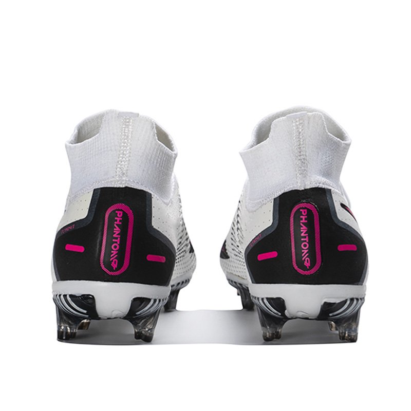 Branded shoes men color white cheap sport shoes football boots for men high ankle FG spikes soccer cleats