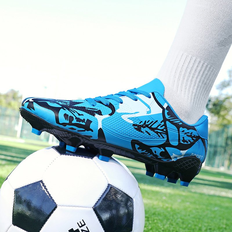 2024 Factory Wholesale Tpu Soccer Shoe Football Boots Sneakers For Men Sports Training Sneakers Outdoor Long Nail Football Shoes