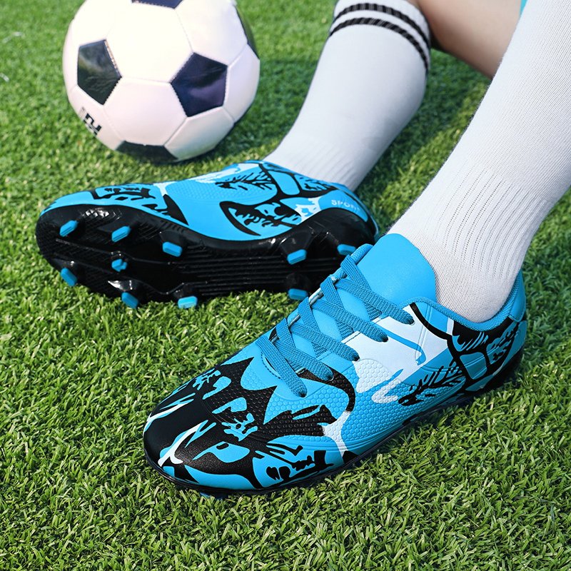 2024 Factory Wholesale Tpu Soccer Shoe Football Boots Sneakers For Men Sports Training Sneakers Outdoor Long Nail Football Shoes