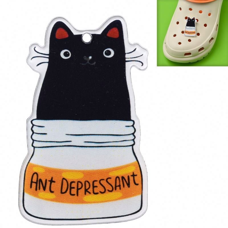 Wholesale Private Label acrylic charm cover Clip Stickers lucky charms straw topper acrylic guitar charm