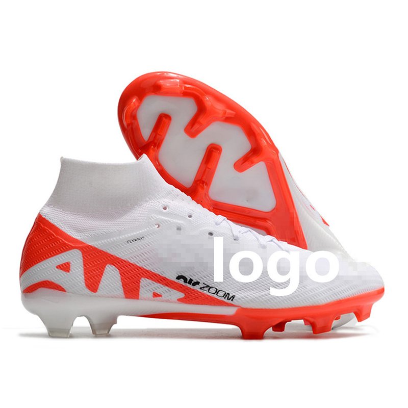 Factory Wholesale Cheap Price Custom Logo Oem High Top Turf Ground FG Outdoor Football Boots Soccer Shoes For Men