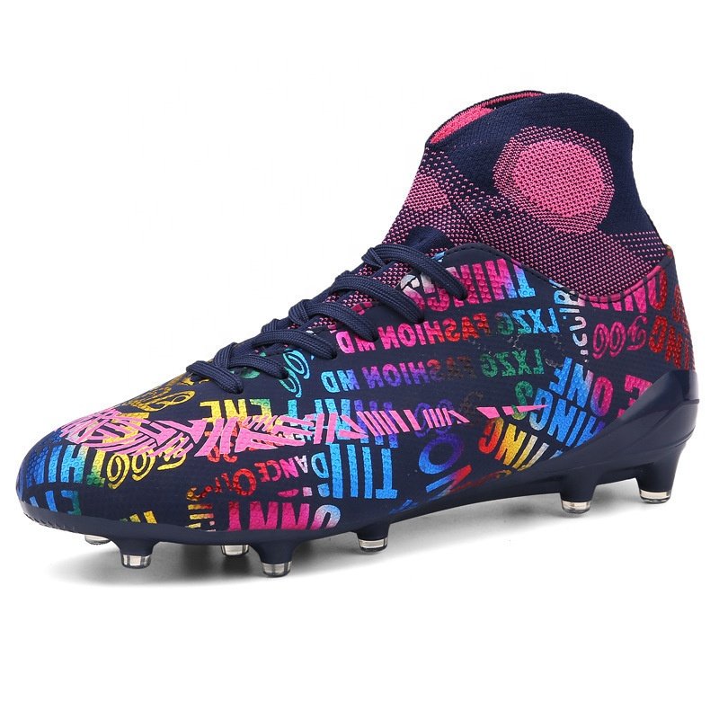 Outdoor Custom Breathable football shoes soccer shoes for men women sports shoes high quality