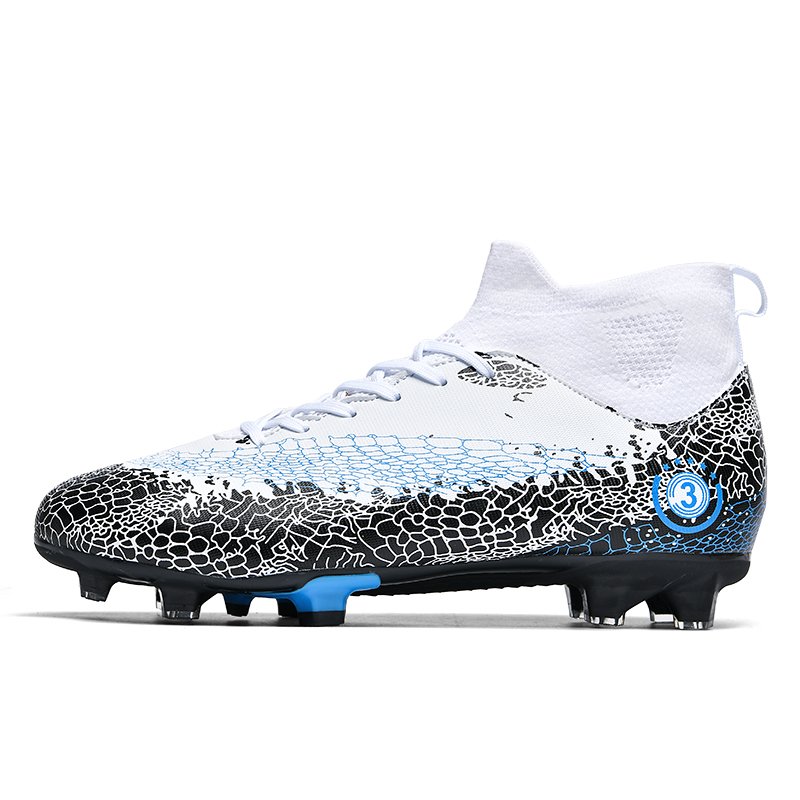 2024 new trend Men's outdoor sod crampons foot football boots Boys high top splint training sports football shoes