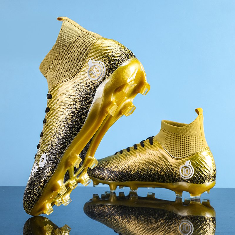 Greatshoes Golden Color Football Boots Children Soccer Shoes,Football Shoes China Men Soccer Boots 46