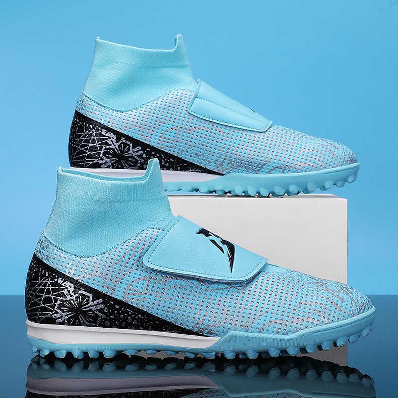 Hot Popular Professional wholesale trendy style customized high-top Men Outdoor Indoor Football Boots turf Soccer Shoes