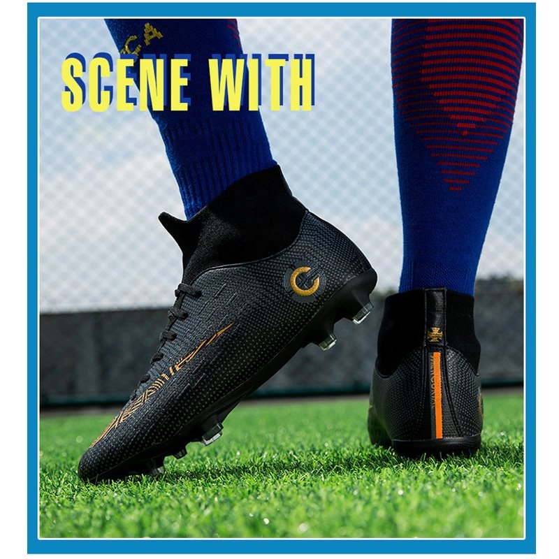 Wholesale high quality men's soccer shoes football sport shoes men