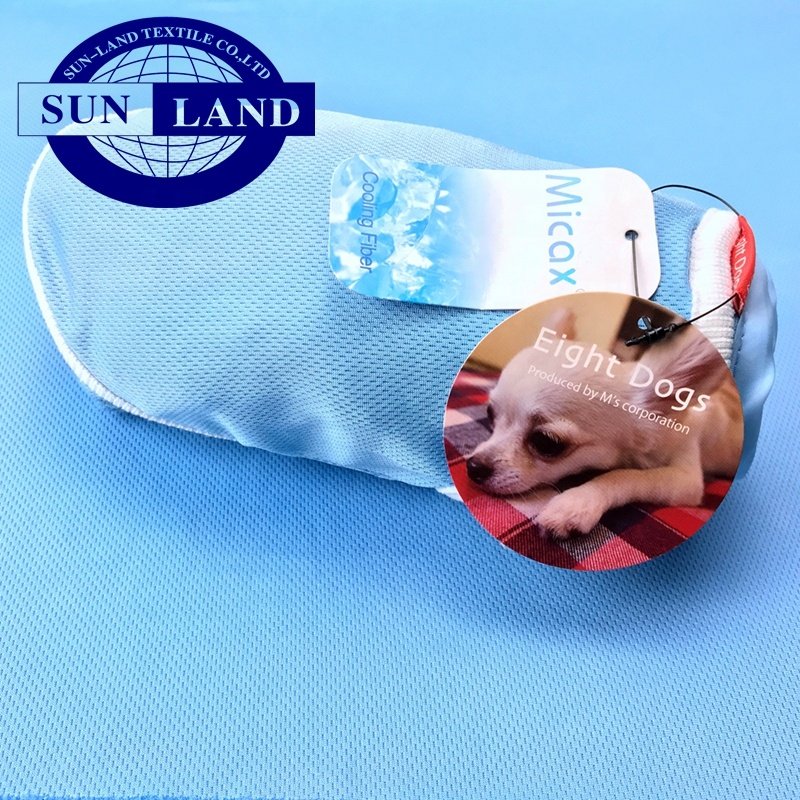Summer hometextile material cooling quick dry moisture micax nylon poly knit birdeye mesh fabric