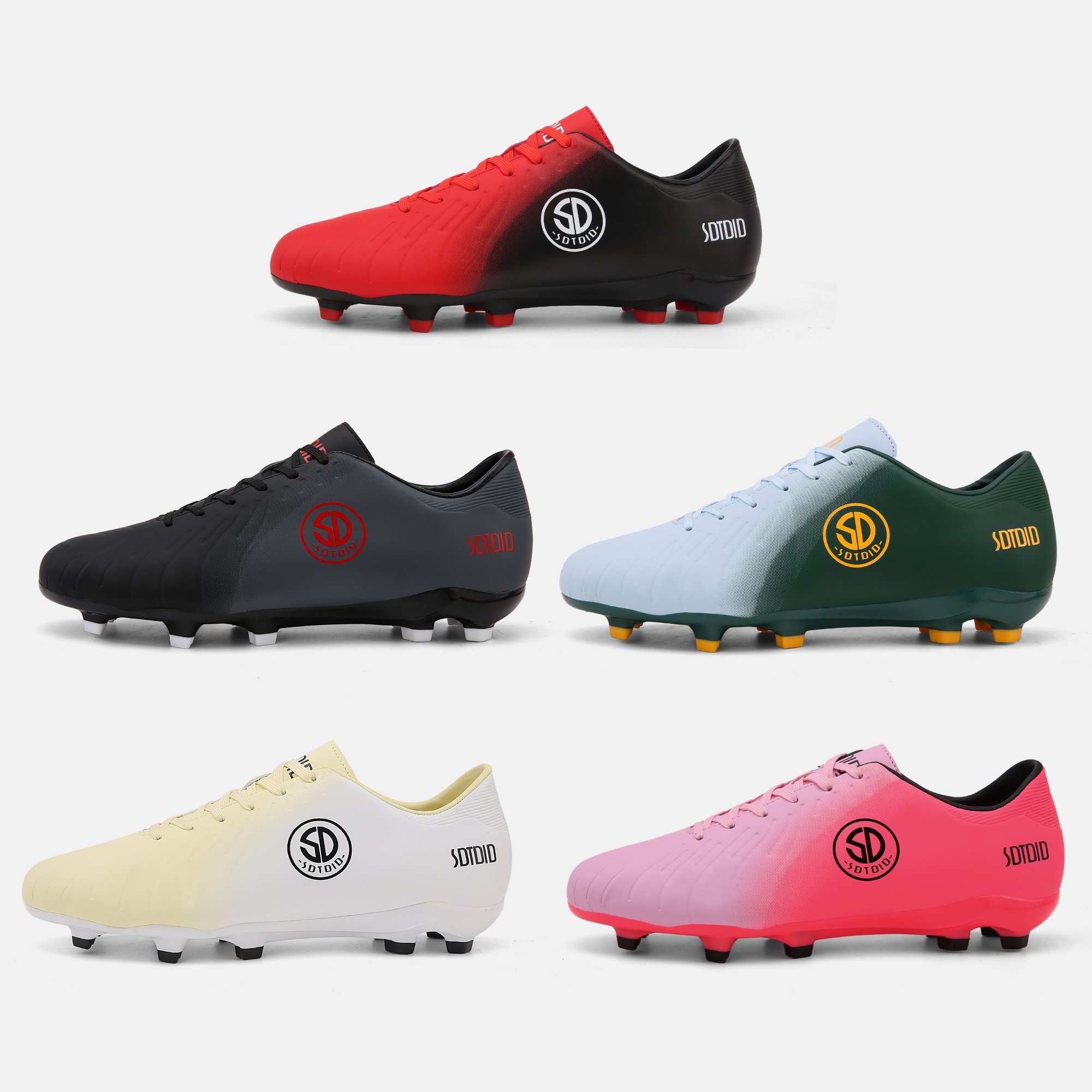 Manufacturer Custom Oem Best Quality Lightweight Breathable Outdoor Low Top Soccer Shoes American Soccer Cleats For Men