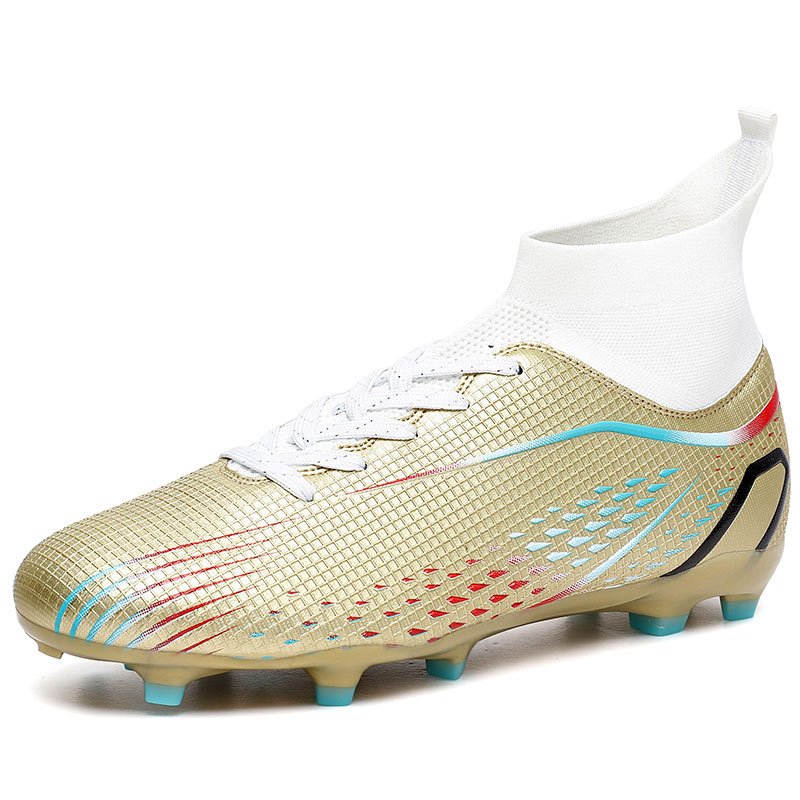 Outdoor/Indoor Trainers Futebol Oem Odm Stock Messi Supply Cheaper Wholesale Professional Light Athletic Man Women Soccer Shoes