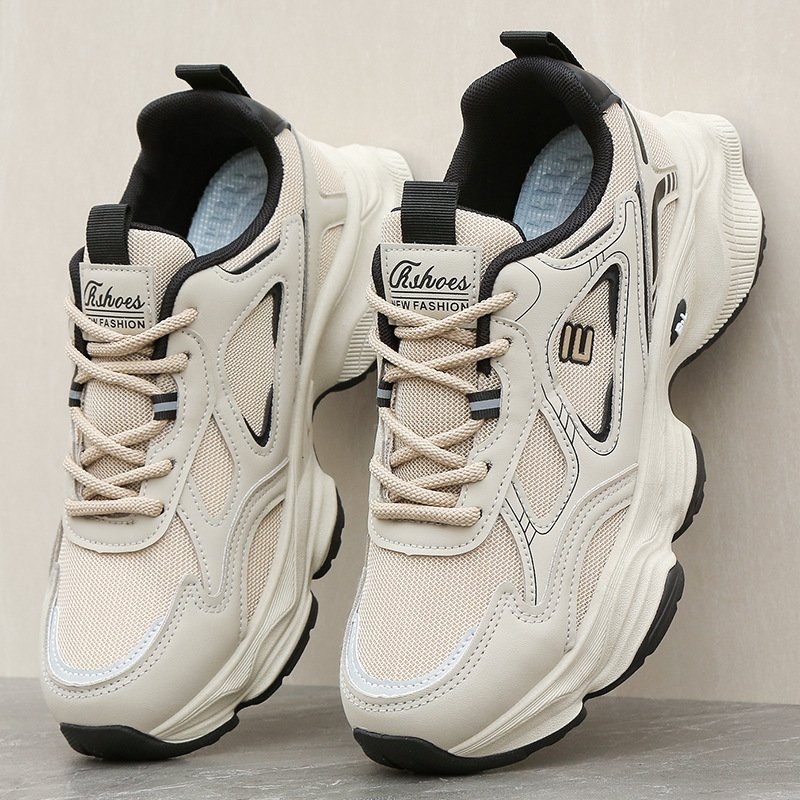 2024 autumn new men's fashion casual sports shoes soft sole wear-resistant casual walking shoes sports skateboard shoes