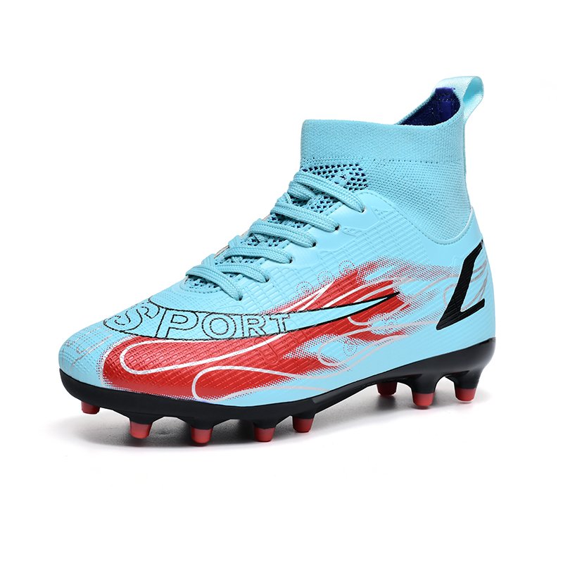 New fashion children sports shoes botines de futbol sports outdoor kid chaussures de football shoes boots