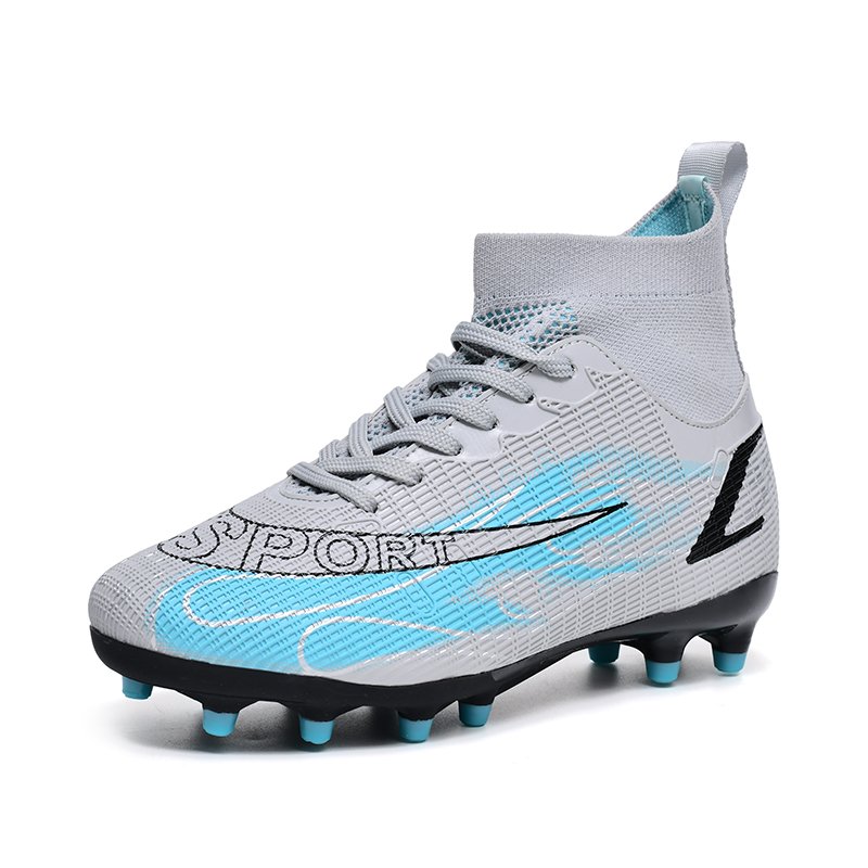 New fashion children sports shoes botines de futbol sports outdoor kid chaussures de football shoes boots