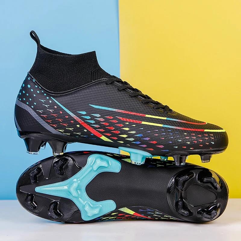 Men's Football Boots TF/FG Soccer Shoes Adults Professional High Quality Soccer Cleat Teenager Anti-slip Outdoor Sports Sneakers