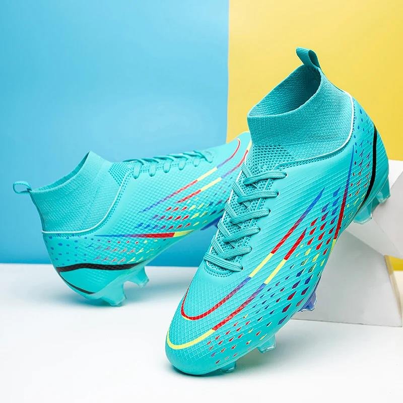 Men's Football Boots TF/FG Soccer Shoes Adults Professional High Quality Soccer Cleat Teenager Anti-slip Outdoor Sports Sneakers
