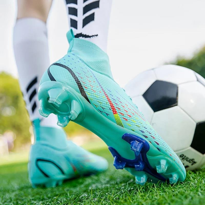 Men's Football Boots TF/FG Soccer Shoes Adults Professional High Quality Soccer Cleat Teenager Anti-slip Outdoor Sports Sneakers