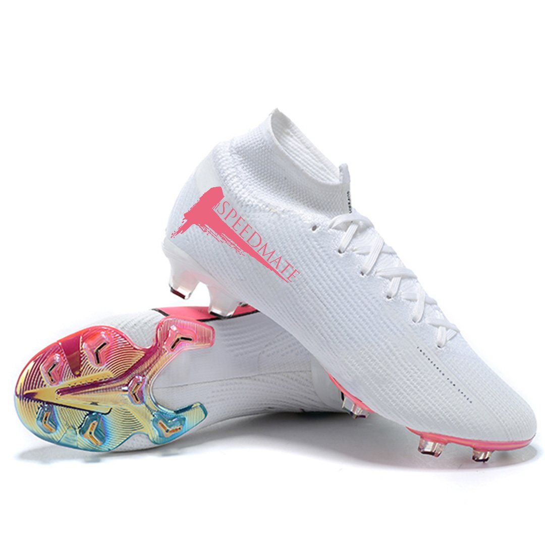 Men High Ankle Football Turf Training Shoes Flat Classic Soccer Boots Women Custom Lightweight Kids football boots