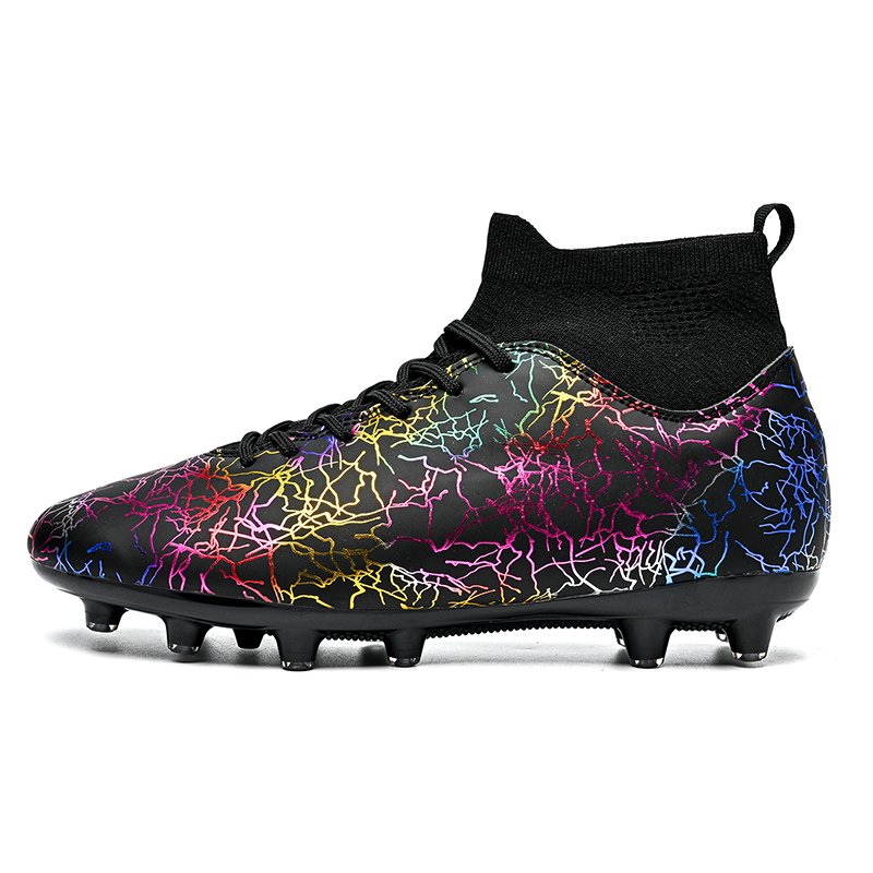 Stylish Long Spike Soccer Shoes Lightweight Breathable Design Comfortable Football Shoes