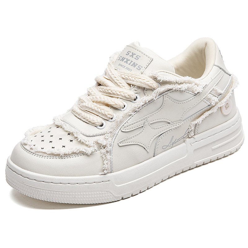 2024 Fall New Men's and Women's Casual Lace-Up Sneakers Sports Skateboard Walking Shoes Running Usage