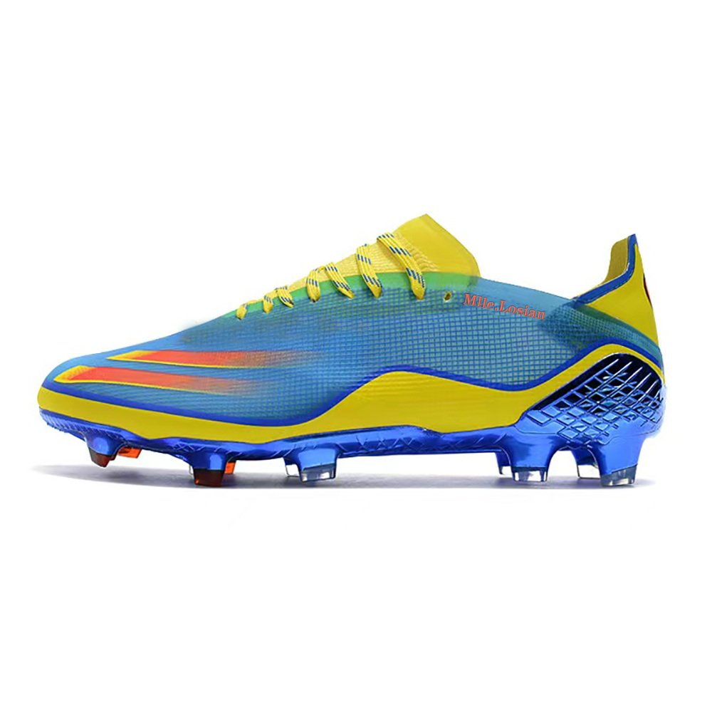 Elegant gradient soccer shoes,lattice lining turf soccer shoes,quality assured soccer shoes