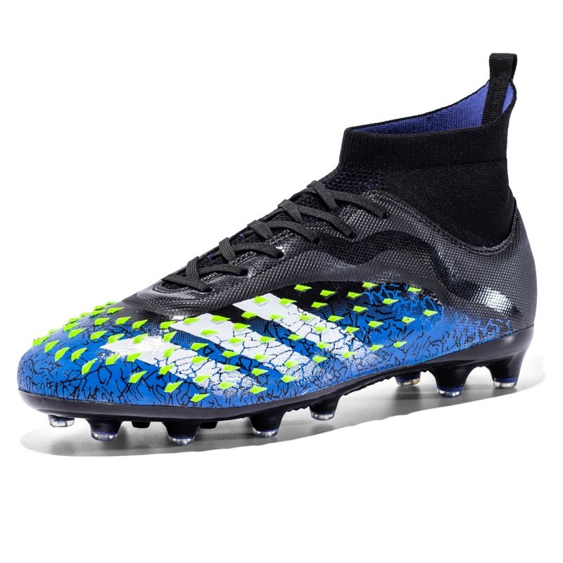 High-quality high-top soccer boots men's women's adult soccer training shoes long spikes broken spikes features cheap