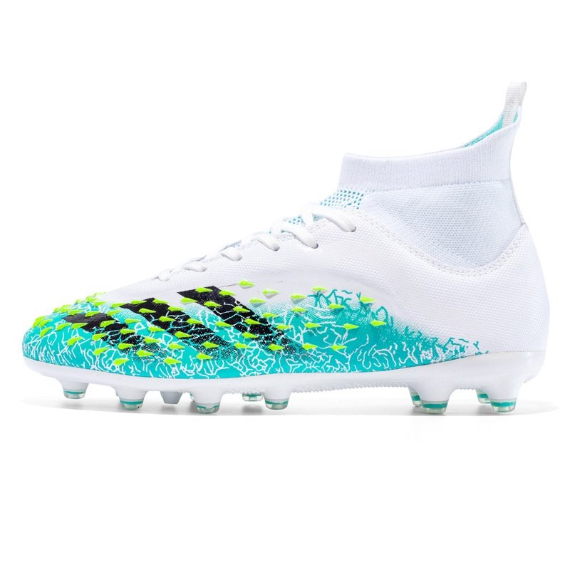 High-quality high-top soccer boots men's women's adult soccer training shoes long spikes broken spikes features cheap