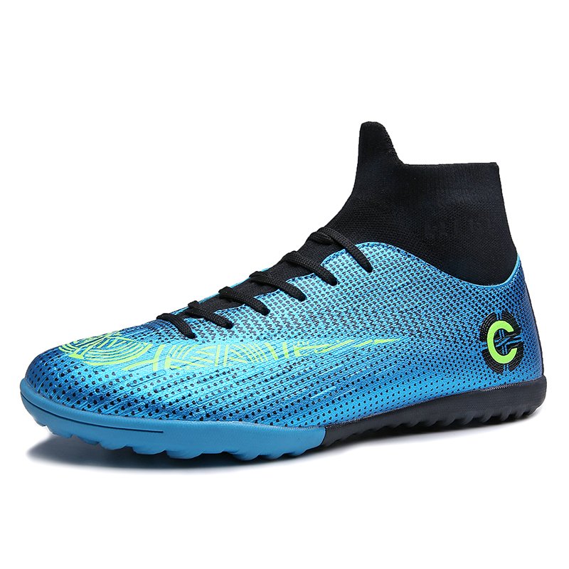 Football Shoes High top Lace Up Soccer Football Boots FG HG TF Team Sports Boy's Girls' Men's Women's Adult Children's Footwear