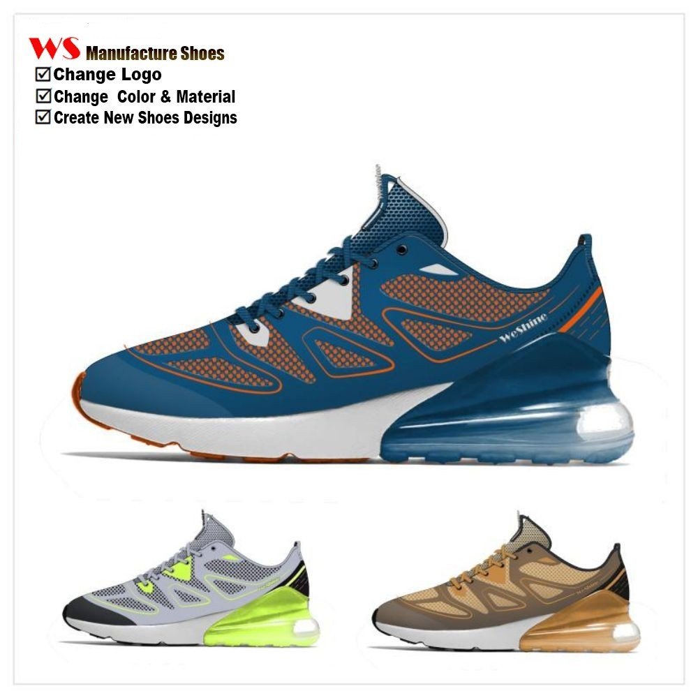 Weshine mesh sneaker manufacture New Sports Running Shoes High Quality Basketball style Shoes Retro Welcome Customizatlion