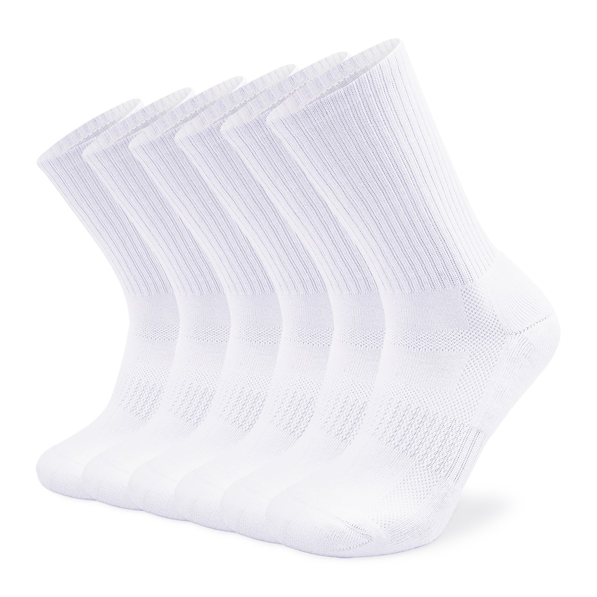 White Cotton Arch Support Black Custom Logo Sports Socks