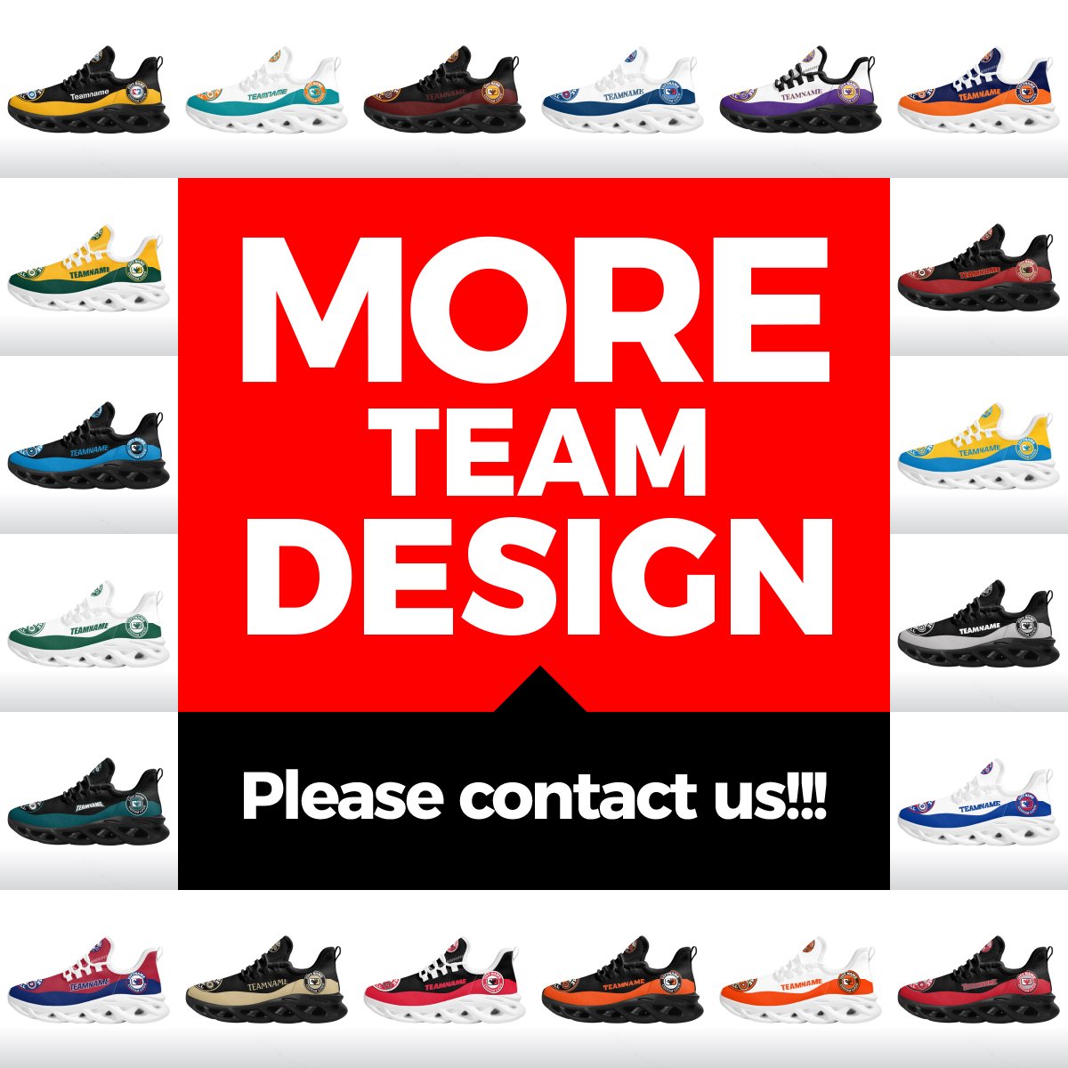 With Box Trademark Soccer American Football Team Logo Printed Basketball Sport Sneaker Women Mens Casual Shoes