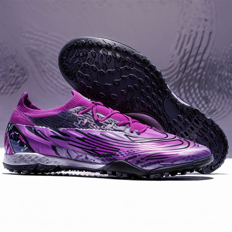 Professional Men's Football Soccer Training Shoes Anti-Slip Long Nails with Broken Nails Turf PU Insole Summer Boot