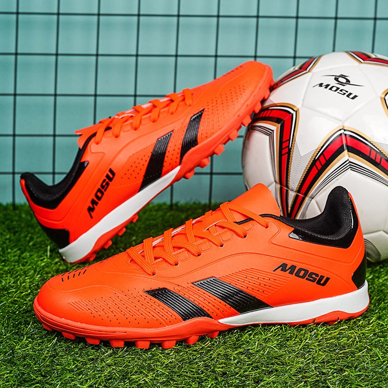 Greatshoes Red Orange Soccer Boots Spikes Shoes For Football,University Soccer Shoes For Men Boot Sports Football
