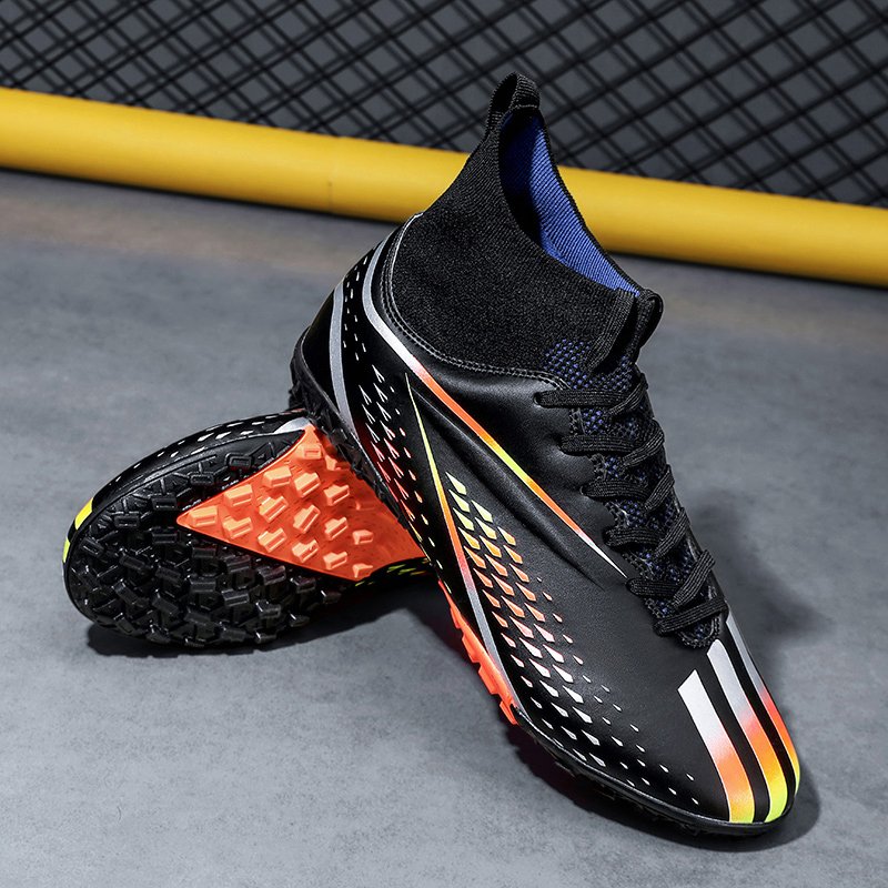 Hot Selling Large size Non-Slip Turf Soccer Cleats TF/FG Training Chaussures De Football Chuteira Campo Football Boots for Men
