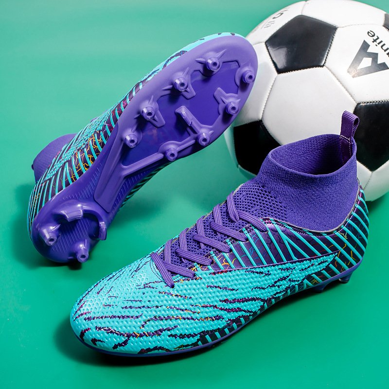 Soccer Shoes Outdoor Turf Indoor Soccer Training Sneaker Professional High-Top Athletic Football Boots Breathable Cleats