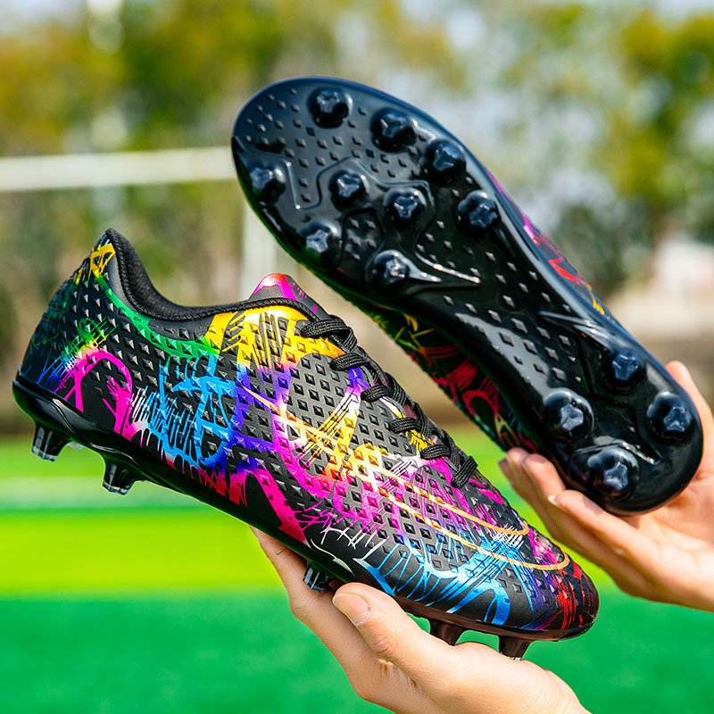 Latest New Fashion Classic Fly Mesh High School Football Soccer Shoes Boots Cleats for Students Men Women Adults Kids