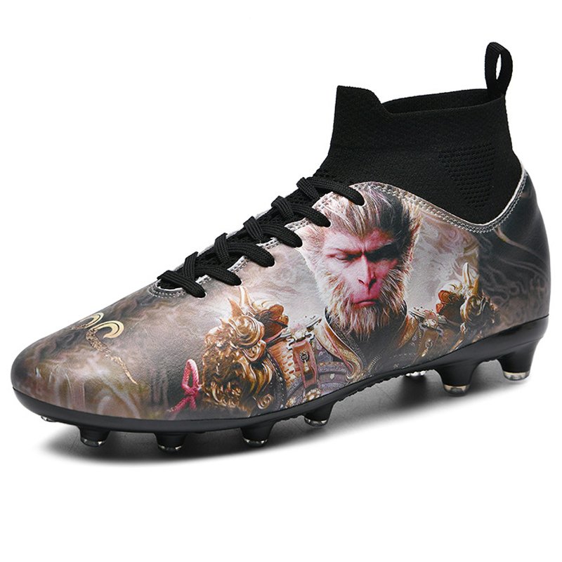 New Black Myth Wukong Men's Football Shoes AG Fashionable Soccer shoes